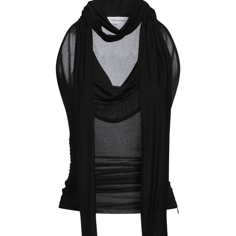Blumarine Scarf Neck Top